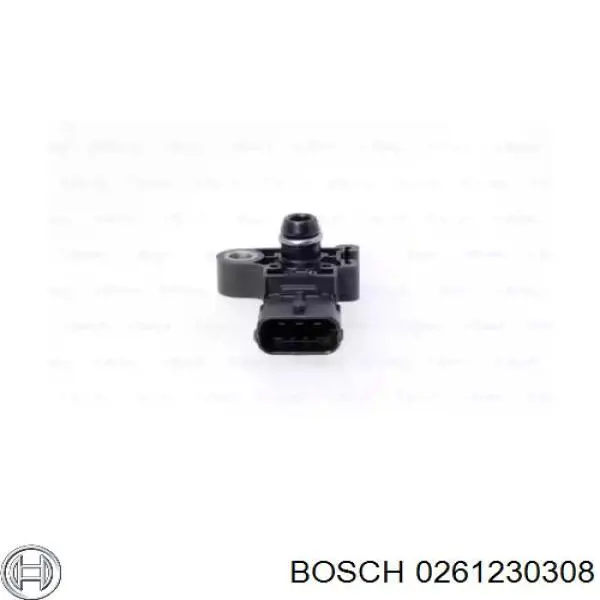 0261230308 Bosch Sensor De Presion Del Colector De Admision