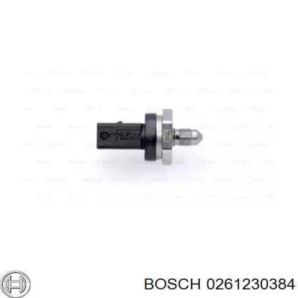 0 261 230 384 Bosch sensor de presión de combustible