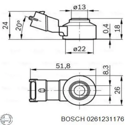 Sensor de detonaciones Jeep RENEGADE BU, B1