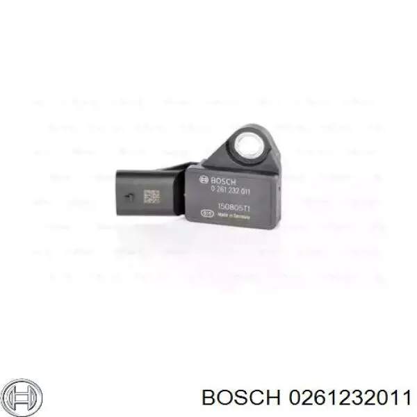 0261232011 Bosch sensor de presion de carga (inyeccion de aire turbina)