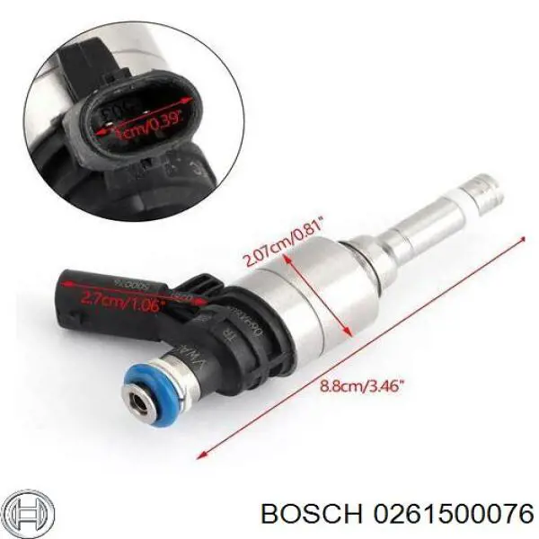 0261500076 Bosch inyector