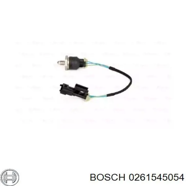 0 261 545 054 Bosch sensor de presión de combustible