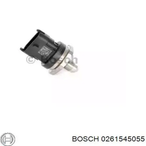 0 261 545 055 Bosch sensor de presión de combustible
