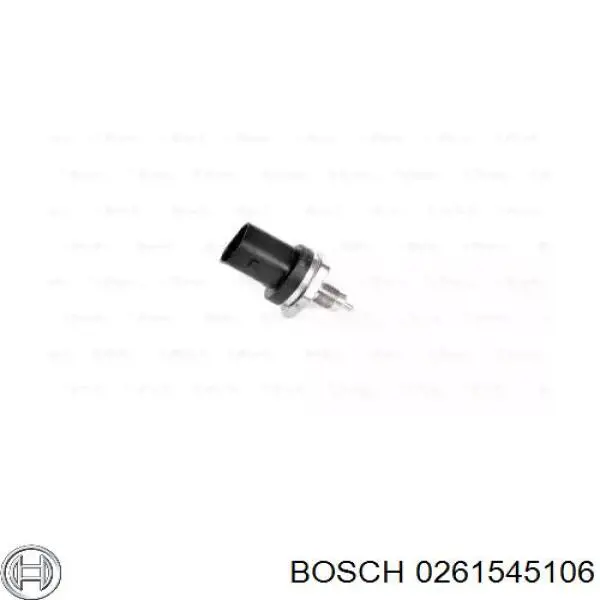 0261545106 Bosch sensor de presión de combustible