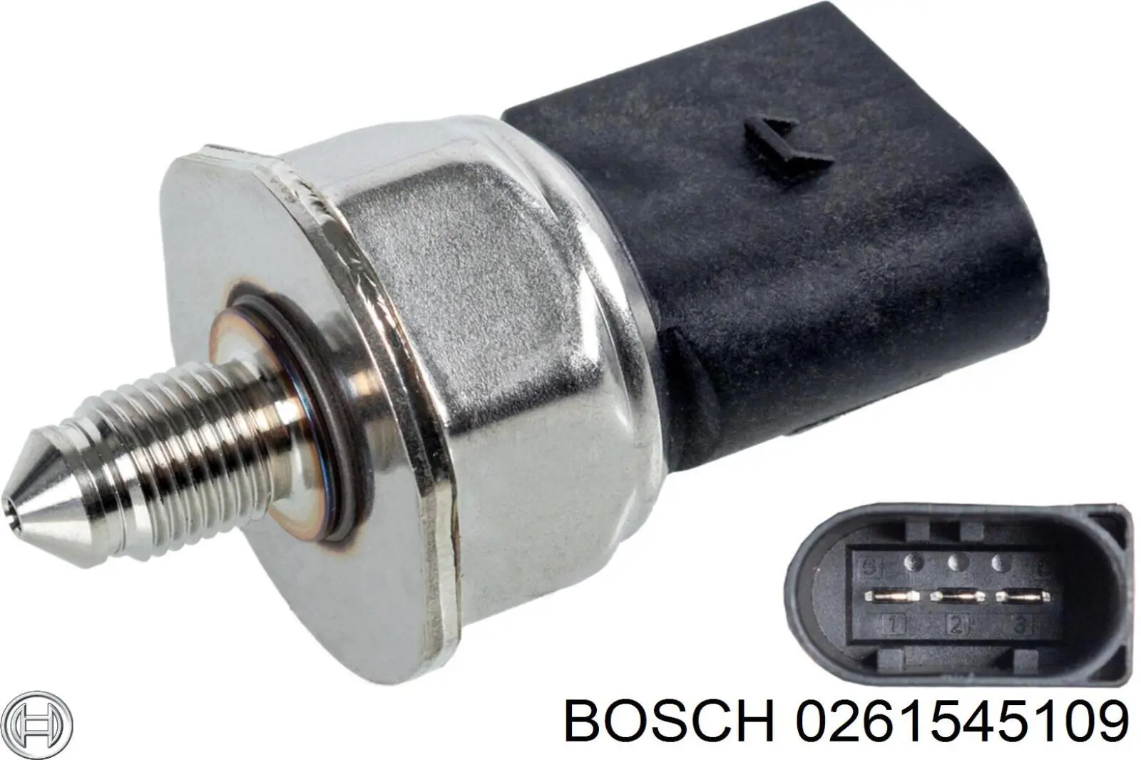 0261545109 Bosch Sensor de presión de combustible
