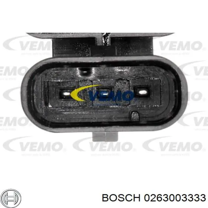 0 263 003 333 Bosch sensor alarma de estacionamiento trasero