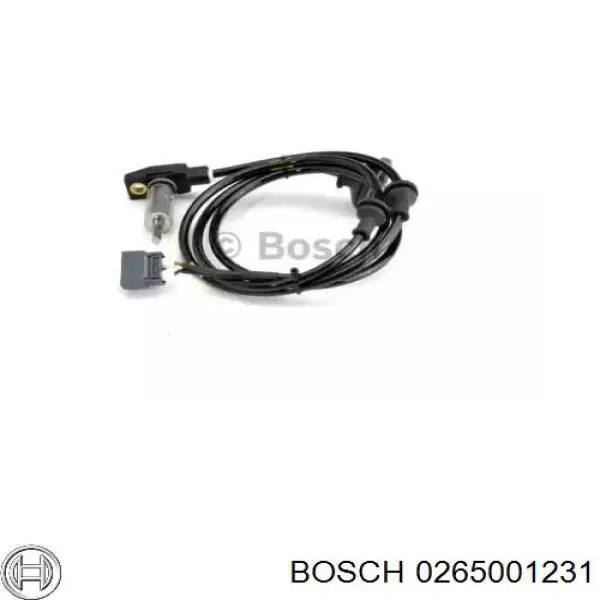 0265001231 Bosch sensor abs delantero