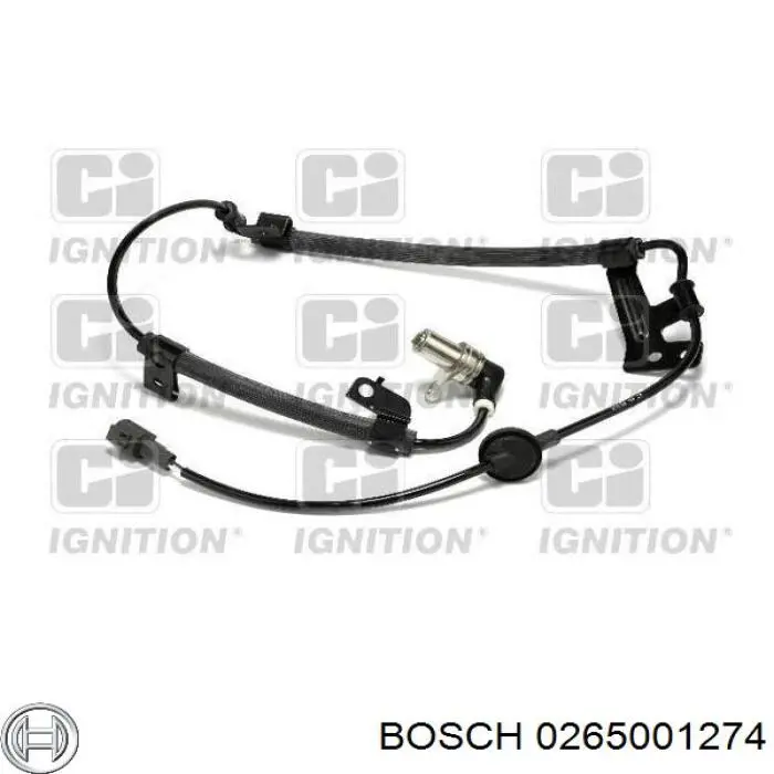 0265001274 Bosch sensor abs delantero izquierdo