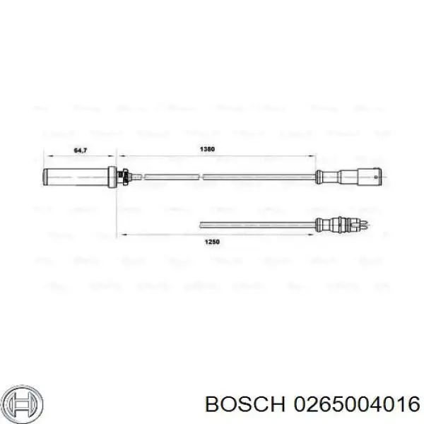 Comprar A0015454618 Mercedes Sensor ABS trasero derecho