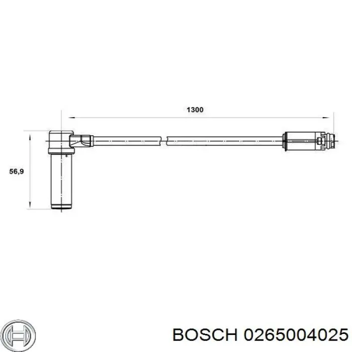 Sensor ABS 0265004025 Bosch