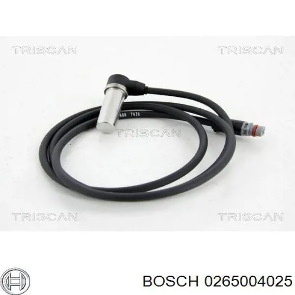 Sensor ABS delantero Bosch 0265004025