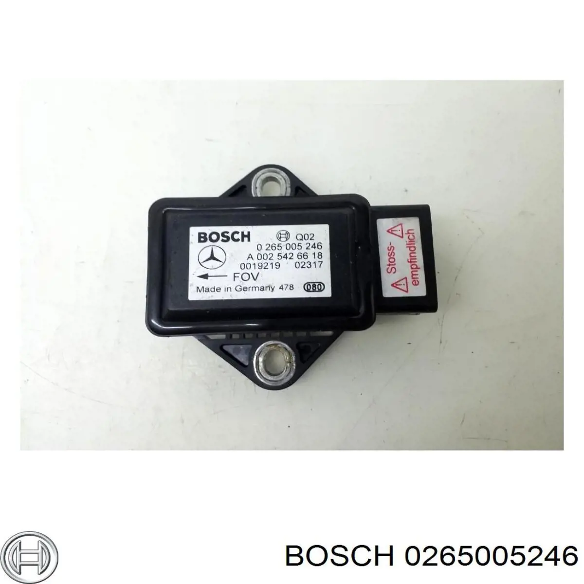 0265005246 Bosch Sensor de aceleración lateral (ESP)