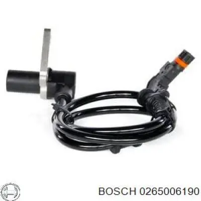 0265006190 Bosch Sensor ABS delantero izquierdo
