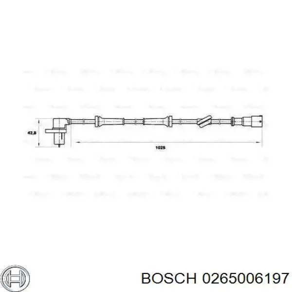 46457881 Fiat/Alfa/Lancia sensor abs trasero