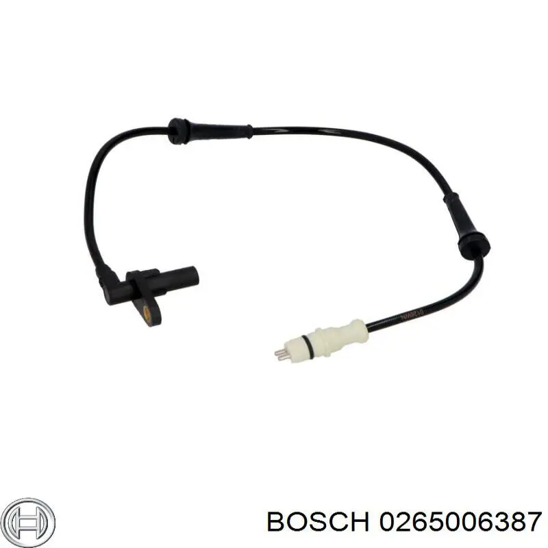 0265006387 Bosch sensor abs trasero derecho