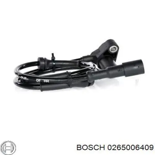 0265006409 Bosch sensor abs trasero derecho