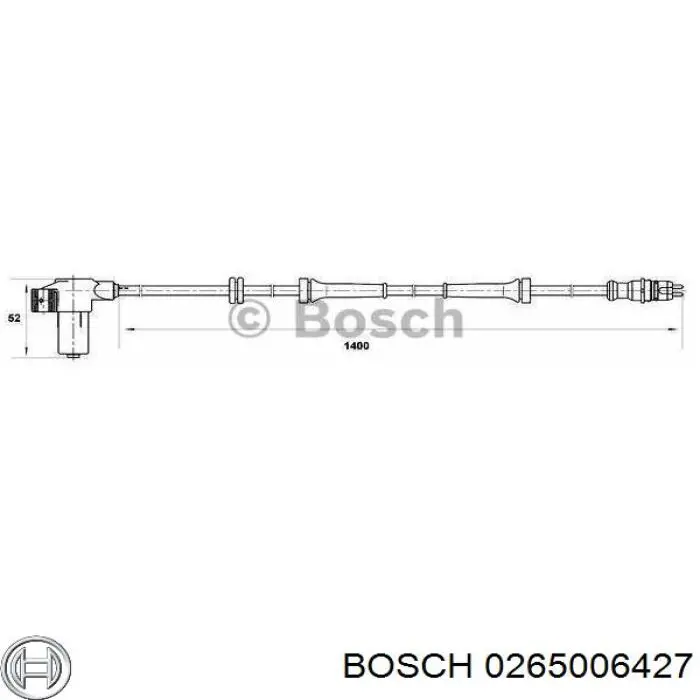 Sensor ABS de rueda delantera Bosch 0265006427 precio, desde 25,50 EUR