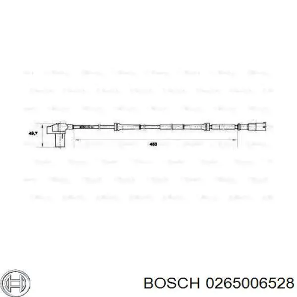 Sensor ABS 0265006528 Bosch