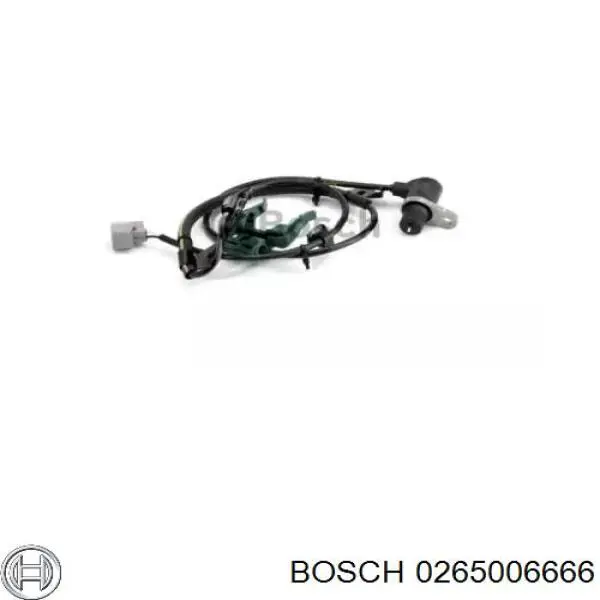 0265006666 Bosch sensor abs delantero derecho