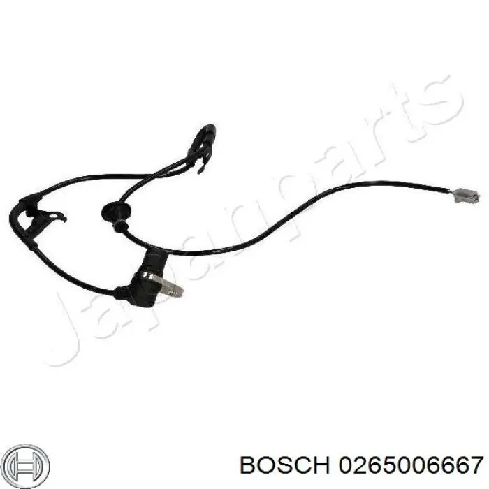 0265006667 Bosch sensor abs trasero izquierdo