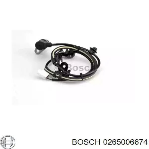 0265006674 Bosch sensor abs delantero izquierdo