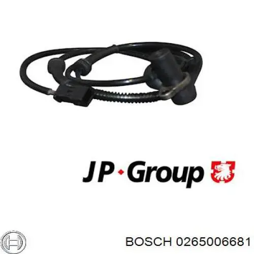 0265006681 Bosch sensor abs trasero