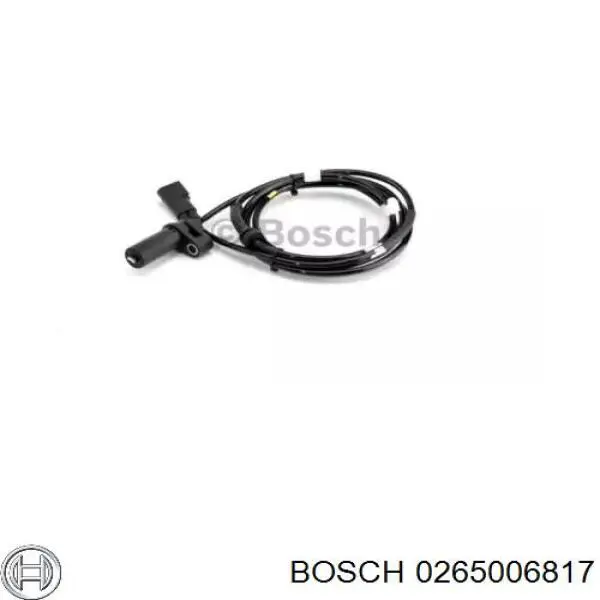 0 265 006 817 Bosch sensor abs trasero derecho