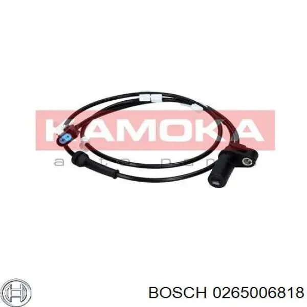 0265006818 Bosch Sensor revoluciones de la rueda, trasero izquierdo
