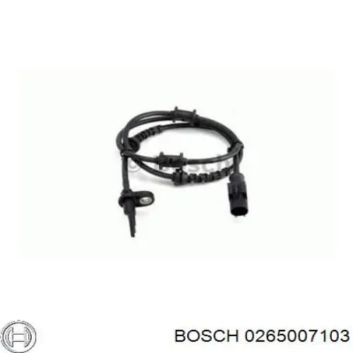 Sensor ABS delantero Bosch 0265007103