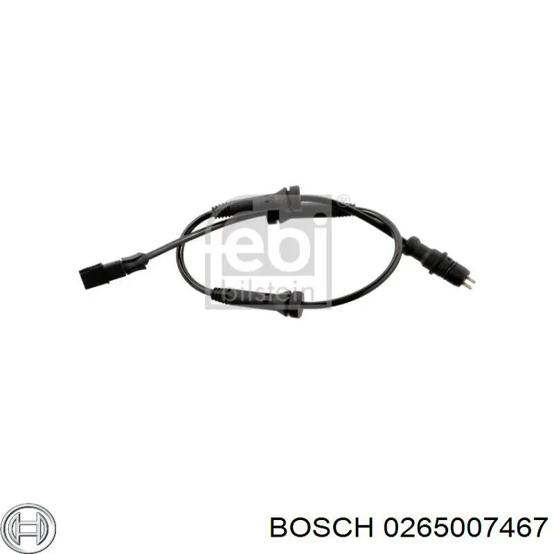 0265007467 Bosch sensor abs delantero