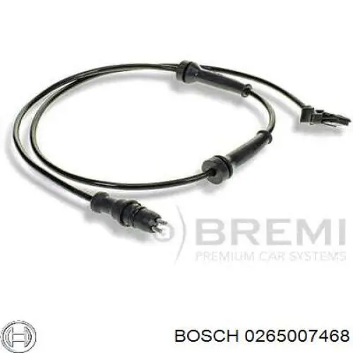 0265007468 Bosch sensor abs trasero