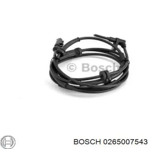 0 265 007 543 Bosch sensor abs delantero derecho
