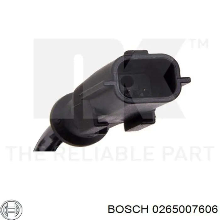 0265007606 Bosch sensor abs trasero derecho