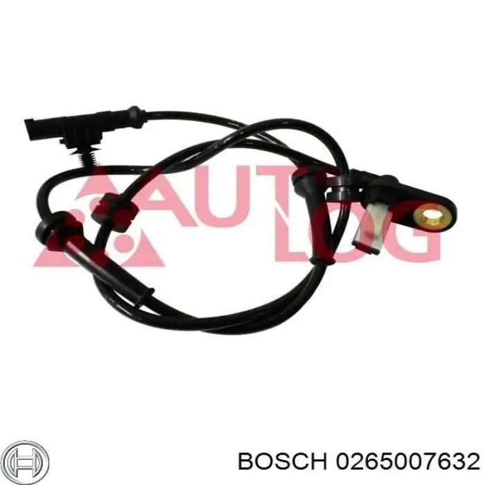 0265007632 Bosch sensor abs trasero izquierdo