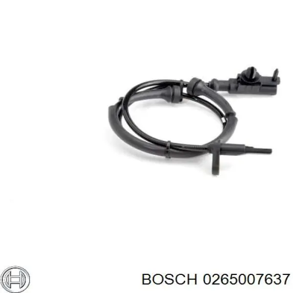 0265007637 Bosch sensor abs delantero