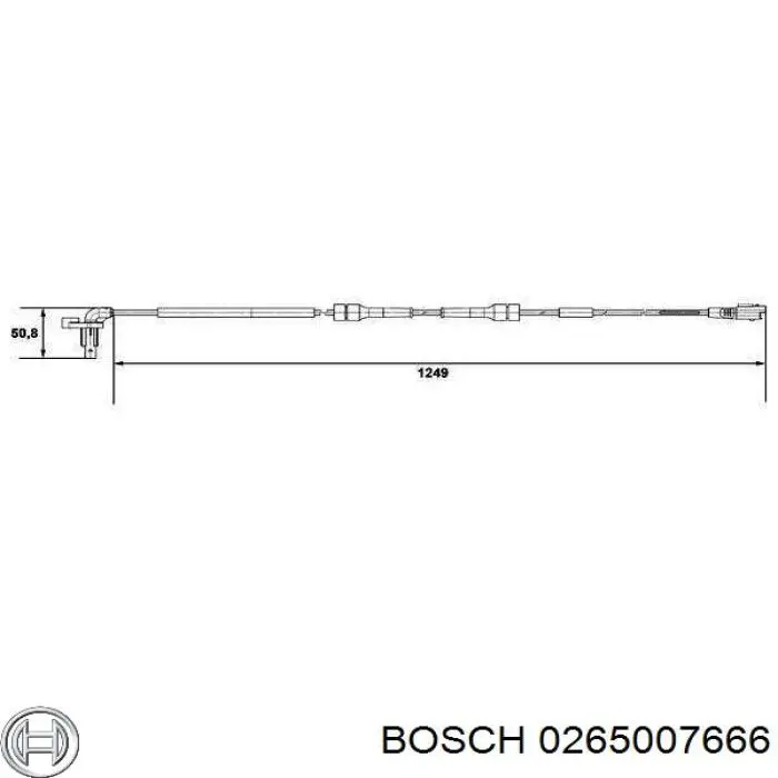 Sensor ABS 0265007666 Bosch