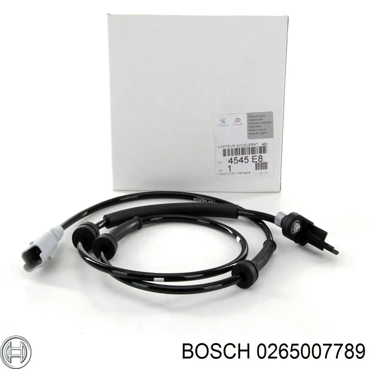 0265007789 Bosch sensor abs trasero