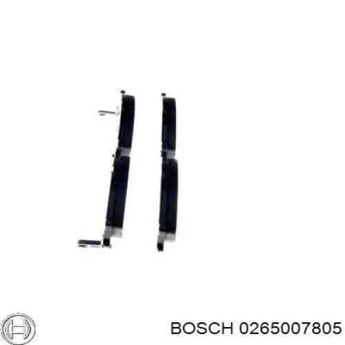 Sensor revoluciones de la rueda, delantero derecho Bosch 0265007805