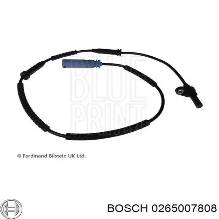 Sensor ABS trasero BOSCH 0265007808