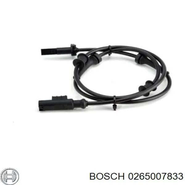 0265007833 Bosch sensor abs trasero