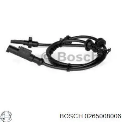 Sensor ABS trasero BOSCH 0265008006