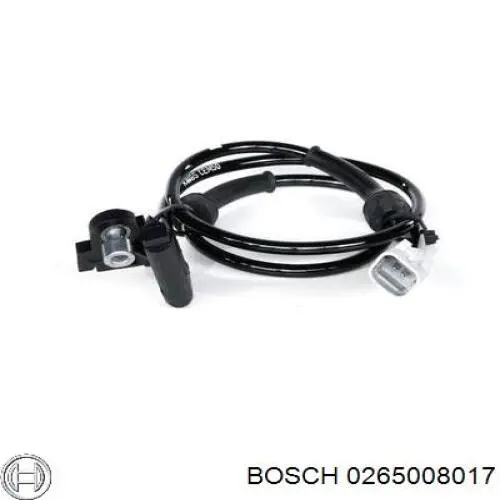 Sensor ABS trasero 265008017 Peugeot/Citroen