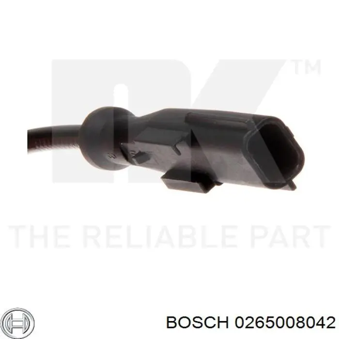 0265008042 Bosch sensor abs trasero