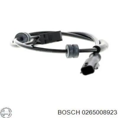 Sensor ABS trasero 0265008923 Bosch