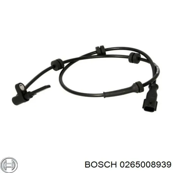 Sensor ABS delantero izquierdo Renault Megane 3 (DZ0)