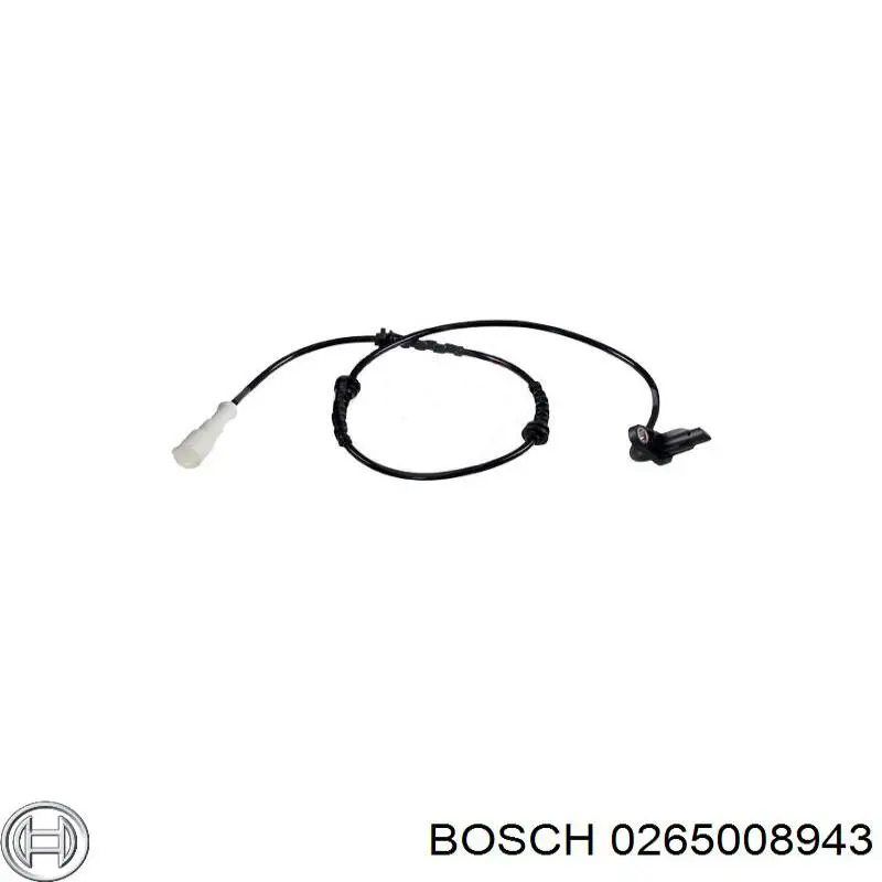 0 265 008 943 Bosch sensor abs trasero izquierdo