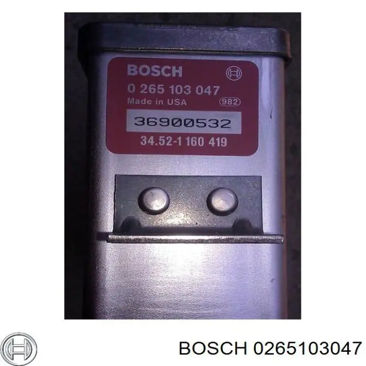 Comprar 0265103047 Bosch Módulo de control ABS