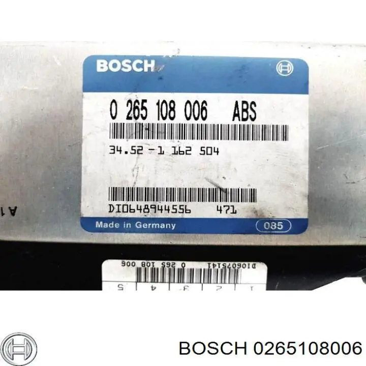 Comprar 0265108006 Bosch Módulo de control ABS