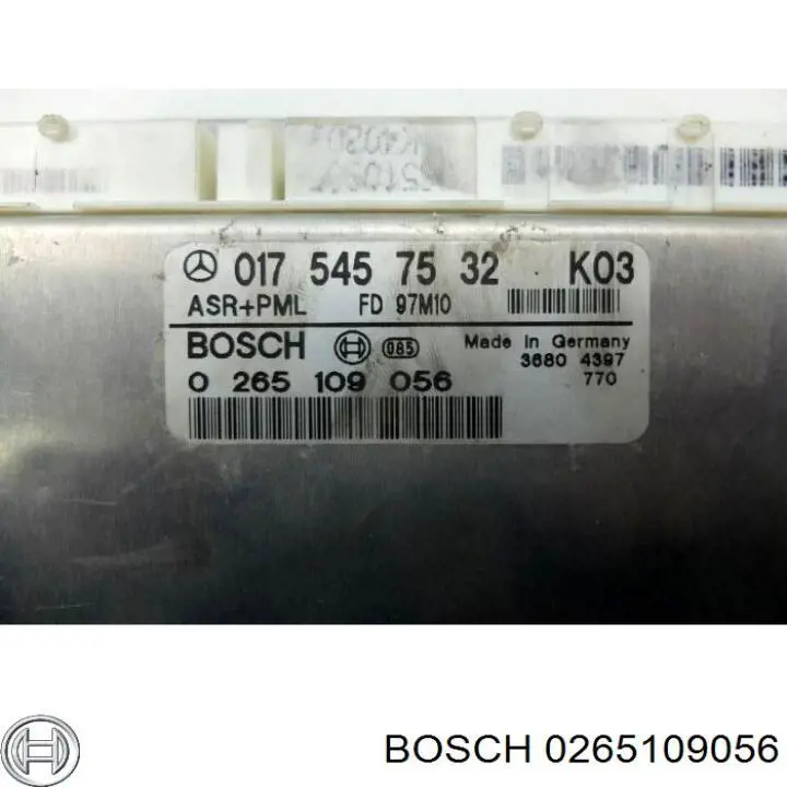 0265109056 Bosch unidad de control, asr