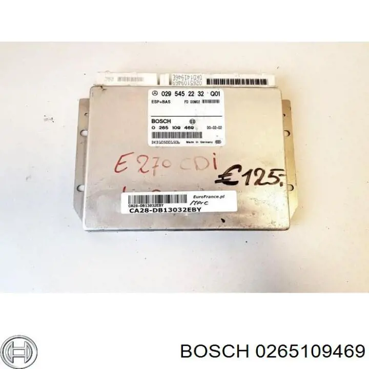 Comprar 0265109469 Bosch Módulo de control de ESP
